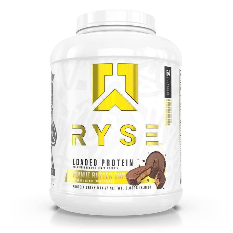 Ryse Supplements Loaded Protein Powder - 25G Whey Isolate & Concentrate with Prebiotic Fiber & Mcts - Low Carb, Low Sugar, Digestive-Friendly