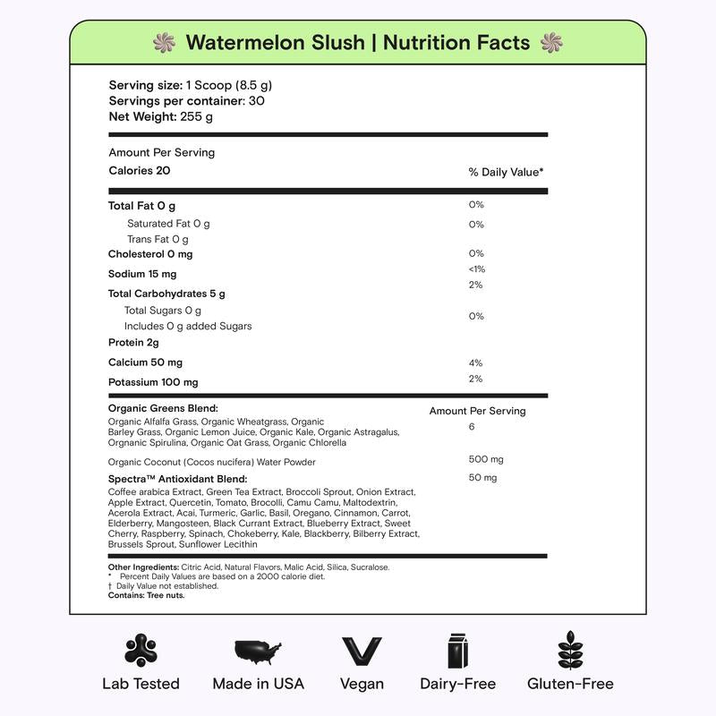Kiala Nutrition Super Greens Organic Greens Powder with Spirulina & Chlorella for Digestion Gut Health Immunity & Energy Vegan Supplement