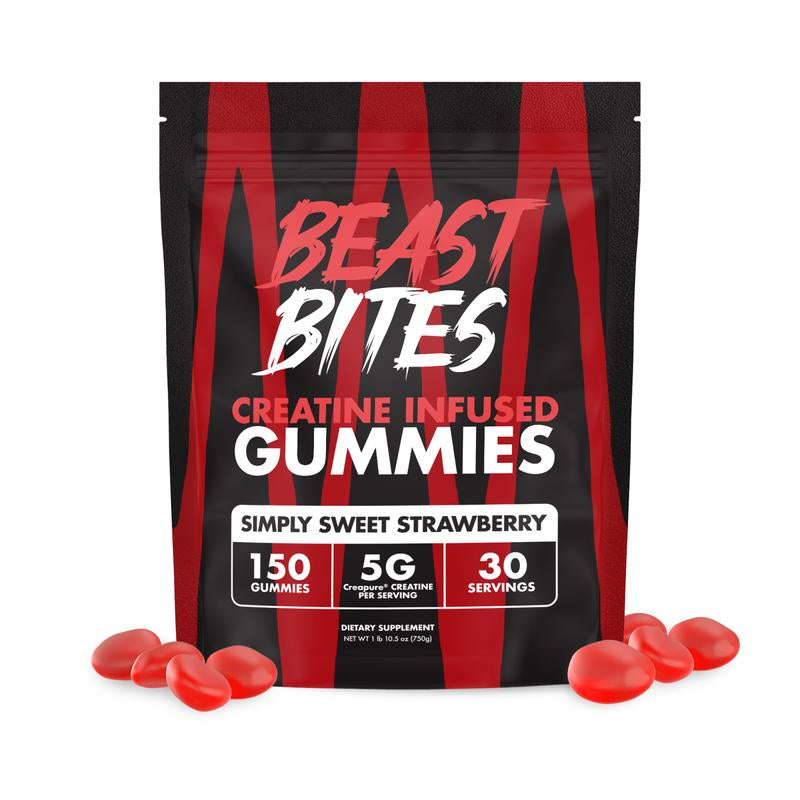 Creatine Infused Gummies - Beast Bites (Made with Creapure & NSF Certified for Sport)