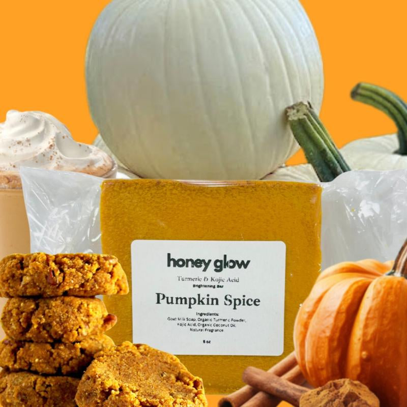 Honey Glow Lemon Turmeric & Kojic Acid Brightening Soap, Dark Spot Remover