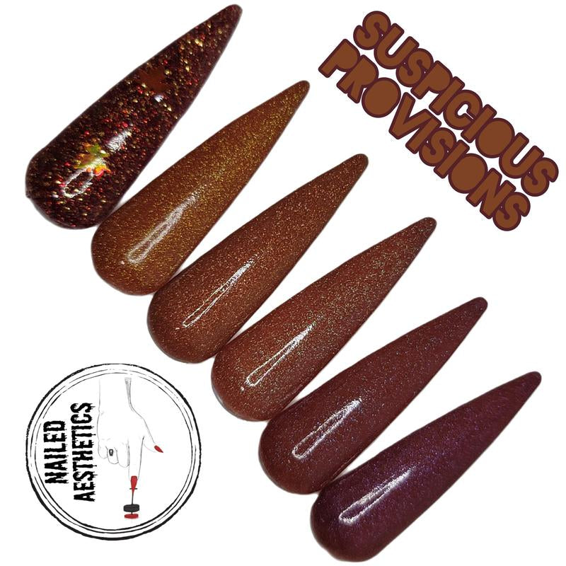 Lantana Marmalade | Red Gold Nail Dip Powder for Acrylic Nails, Shimmery Acrylic Powder for Nail Art