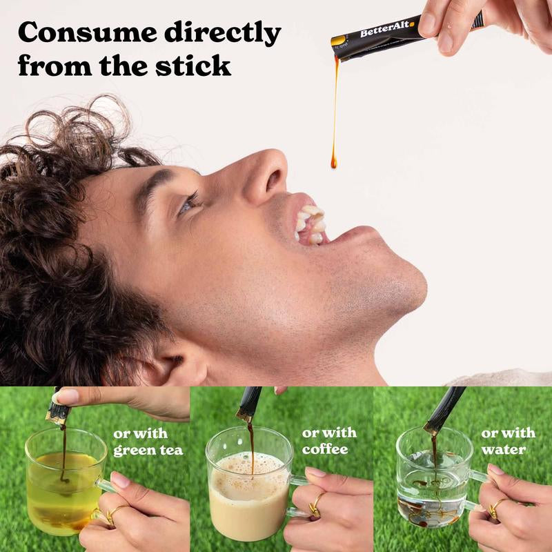Betteralt GOLD+ Shilajit Honey Sticks | Lab-Tested for Purity | 85 Minerals & Fulvic Acid for Energy & Stamina | 30 Packs | Dietary Supplement