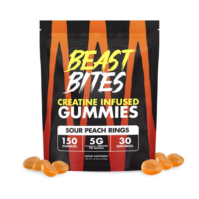 Creatine Infused Gummies - Beast Bites (Made with Creapure & NSF Certified for Sport)