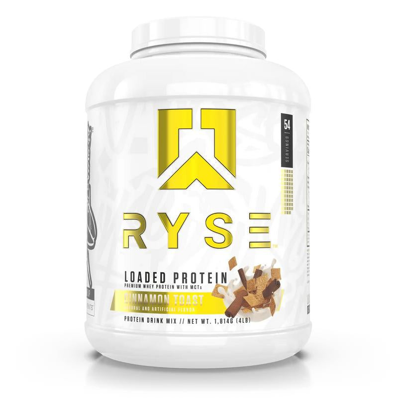 Ryse Supplements Loaded Protein Powder - 25G Whey Isolate & Concentrate with Prebiotic Fiber & Mcts - Low Carb, Low Sugar, Digestive-Friendly