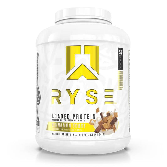 Ryse Supplements Loaded Protein Powder - 25G Whey Isolate & Concentrate with Prebiotic Fiber & Mcts - Low Carb, Low Sugar, Digestive-Friendly