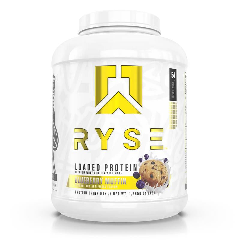 Ryse Supplements Loaded Protein Powder - 25G Whey Isolate & Concentrate with Prebiotic Fiber & Mcts - Low Carb, Low Sugar, Digestive-Friendly