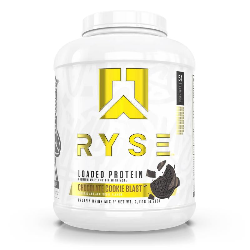 Ryse Supplements Loaded Protein Powder - 25G Whey Isolate & Concentrate with Prebiotic Fiber & Mcts - Low Carb, Low Sugar, Digestive-Friendly