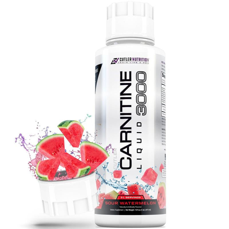 Cutler Nutrition Liquid Carnitine 3000 for Energy and Recovery Support Dietary Fitness Supplement Edible Healthcare Vitamin