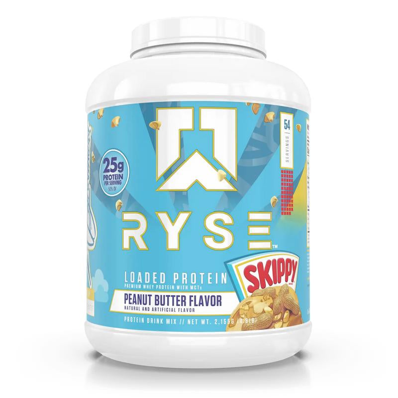 Ryse Supplements Loaded Protein Powder - 25G Whey Isolate & Concentrate with Prebiotic Fiber & Mcts - Low Carb, Low Sugar, Digestive-Friendly
