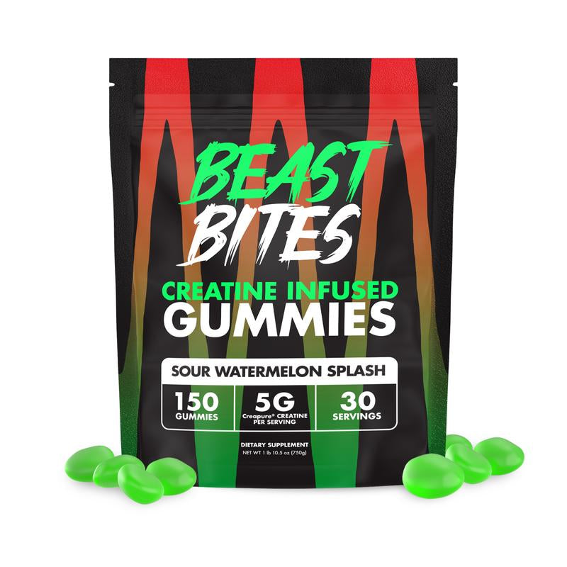 Creatine Infused Gummies - Beast Bites (Made with Creapure & NSF Certified for Sport)