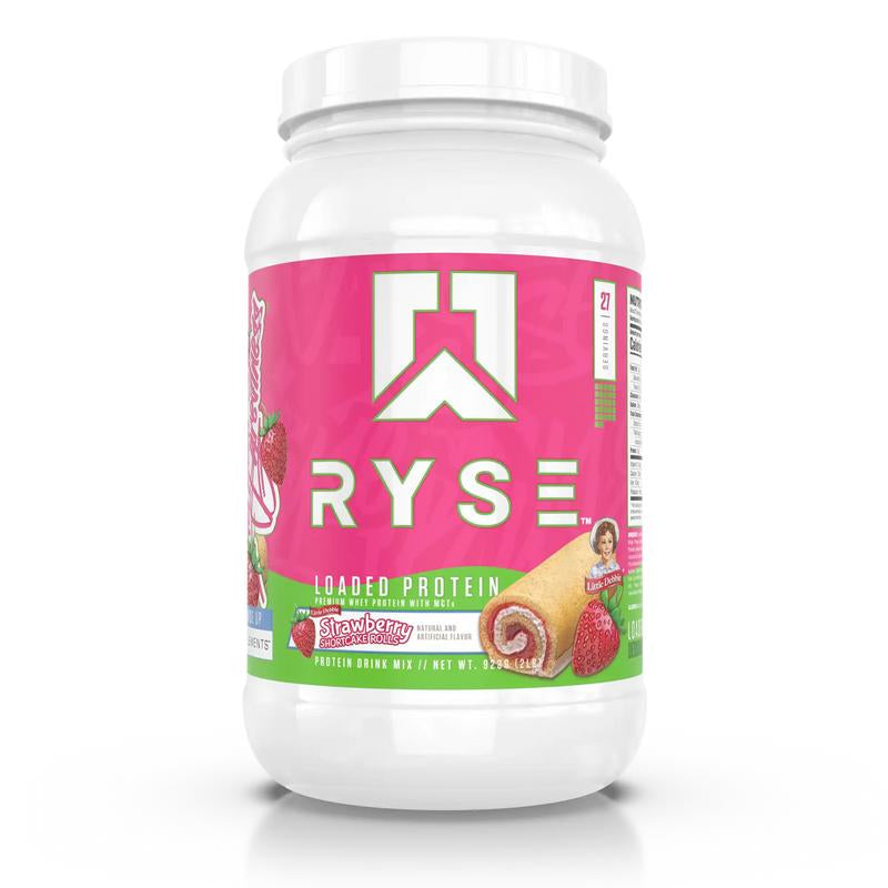 Ryse Supplements Loaded Protein Powder - 25G Whey Isolate & Concentrate with Prebiotic Fiber & Mcts - Low Carb, Low Sugar, Digestive-Friendly