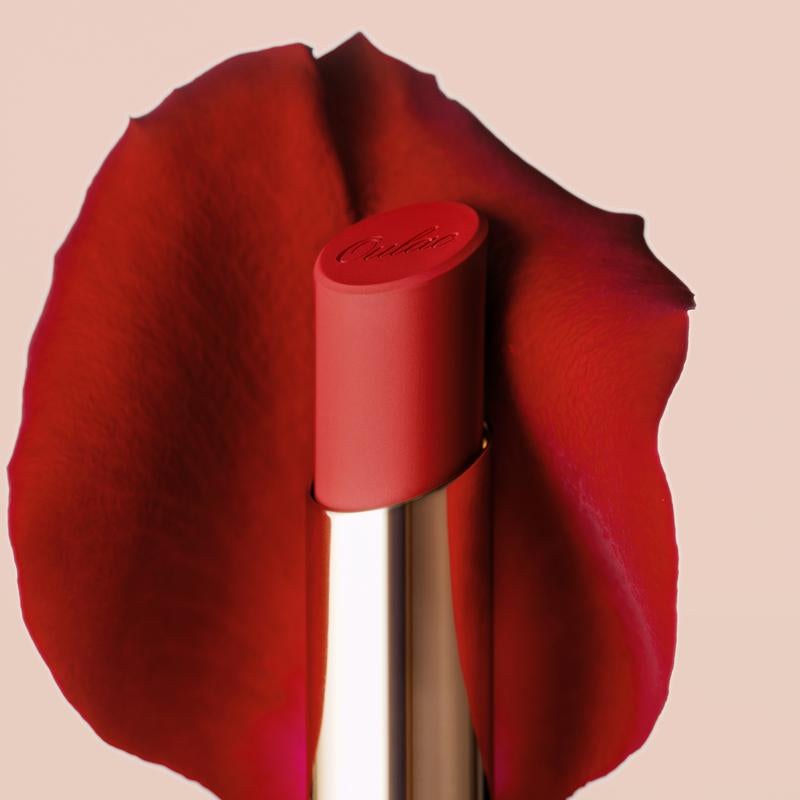 Oulac Creamy Matte Lipstick, Soft Satin Finish Lipsticks for Women with Moisturising Formula, Rich Color, Highly Pigmented Enriched with Rose Oil, Vegan & Cruelty-Free
