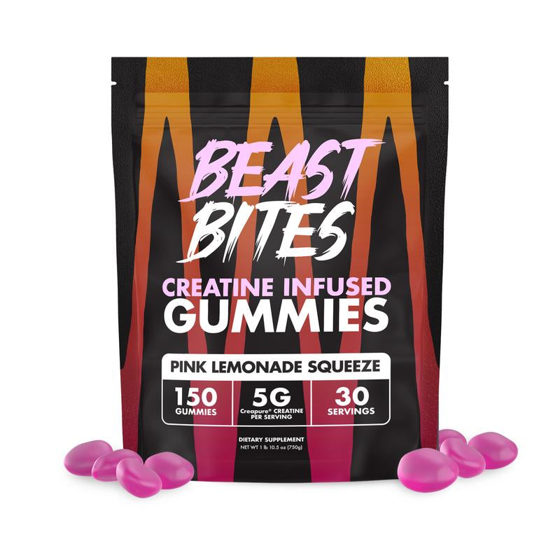 Creatine Infused Gummies - Beast Bites (Made with Creapure & NSF Certified for Sport)