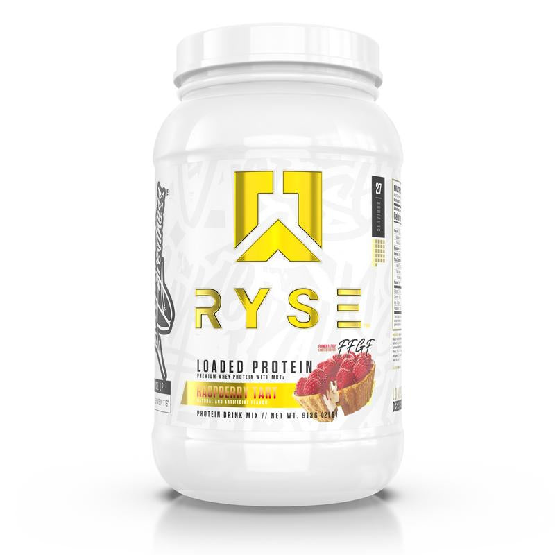 Ryse Supplements Loaded Protein Powder - 25G Whey Isolate & Concentrate with Prebiotic Fiber & Mcts - Low Carb, Low Sugar, Digestive-Friendly